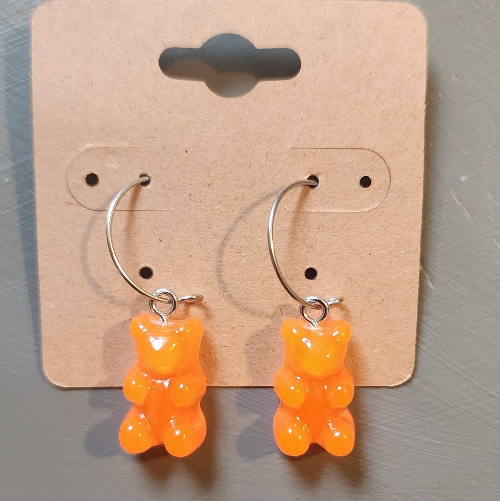 Gummy Bear Hoop Earrings
